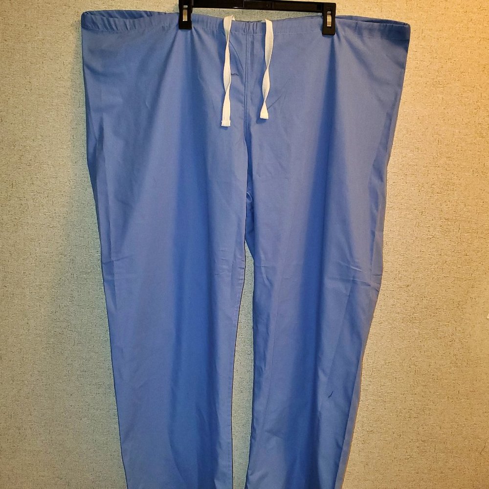 Urbane Performance Blue Scrub Pants for Women: Modern Fit Size 2XL